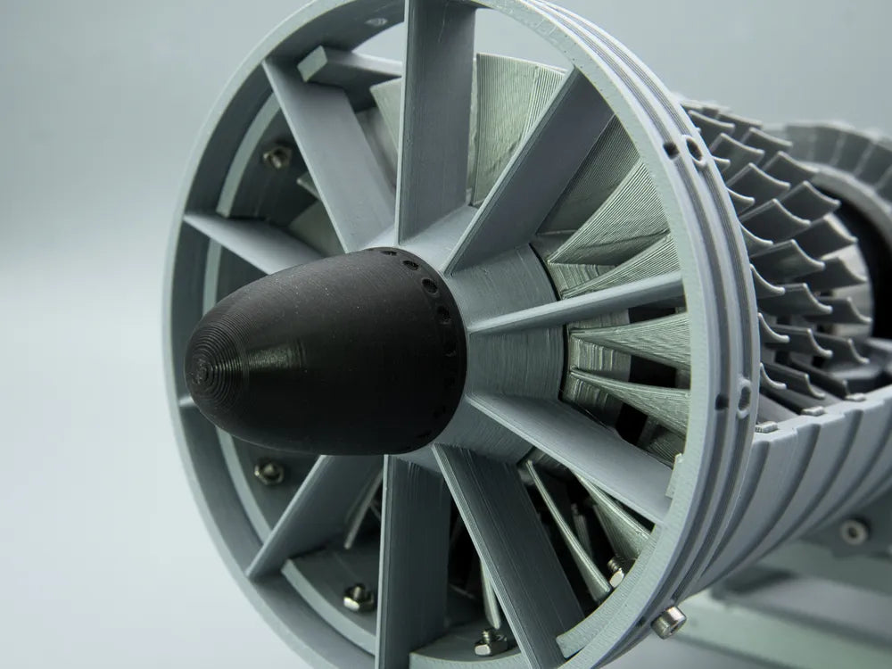 Electric Jet Engine Model – Realistic Turbine Simulation | DIY STEM Kit