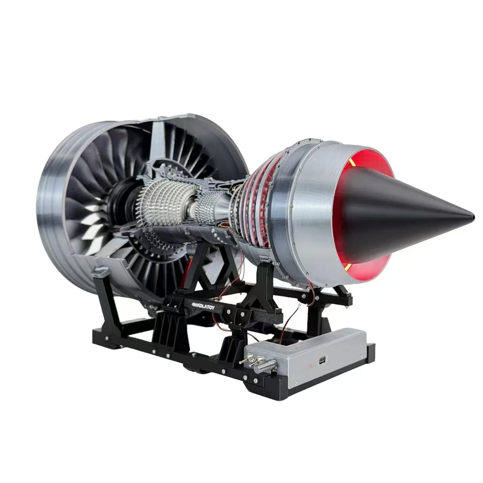Electric Jet Engine Model – Realistic Turbine Simulation | DIY STEM Kit