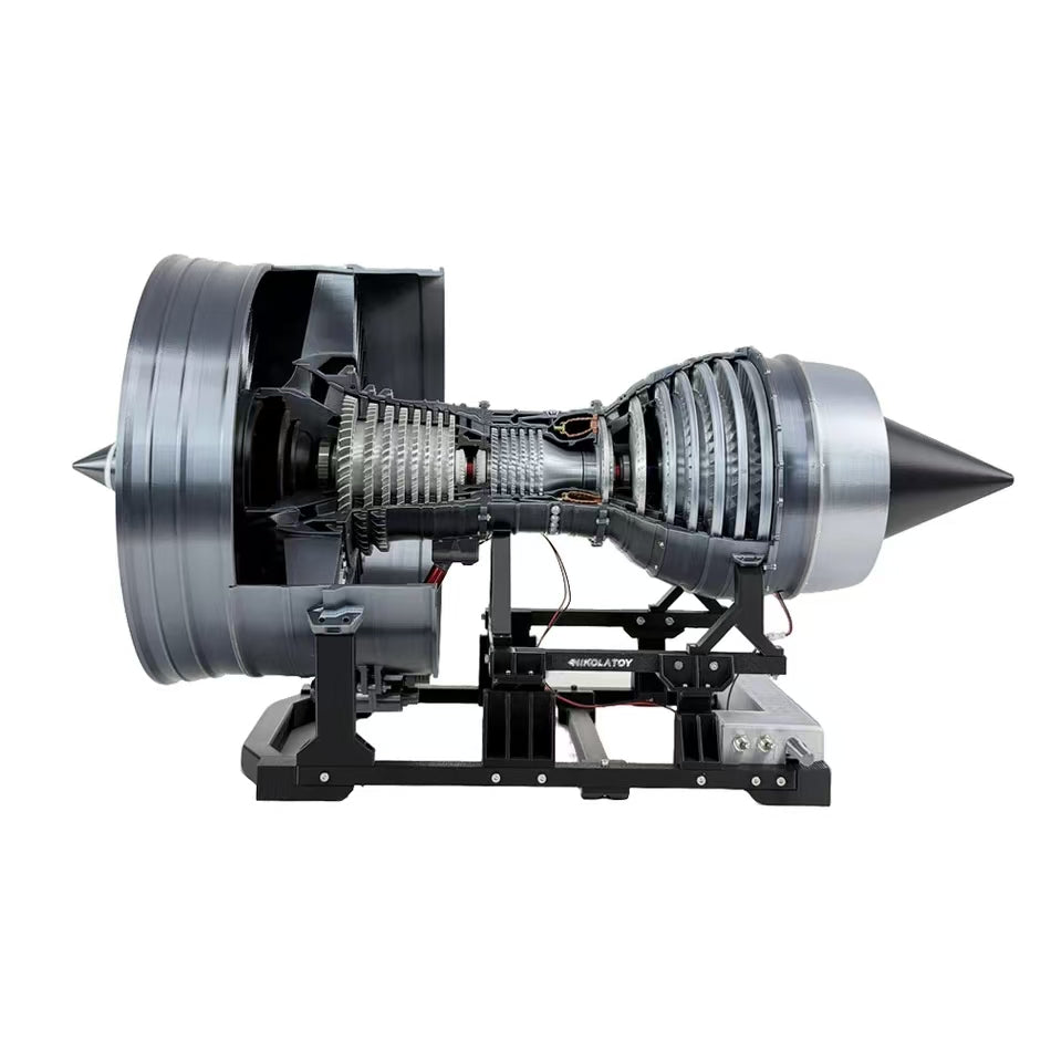 Electric Jet Engine Model – Realistic Turbine Simulation | DIY STEM Kit