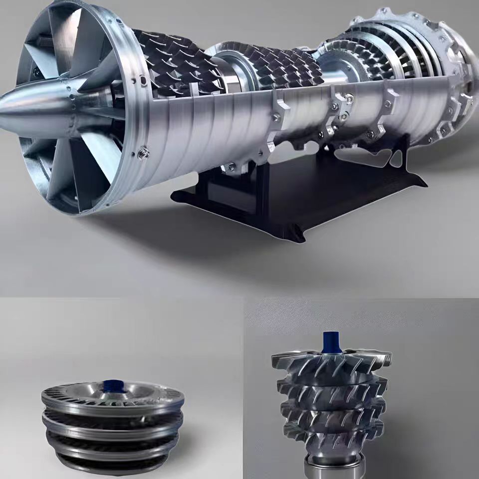 Electric Jet Engine Model – Realistic Turbine Simulation | DIY STEM Kit