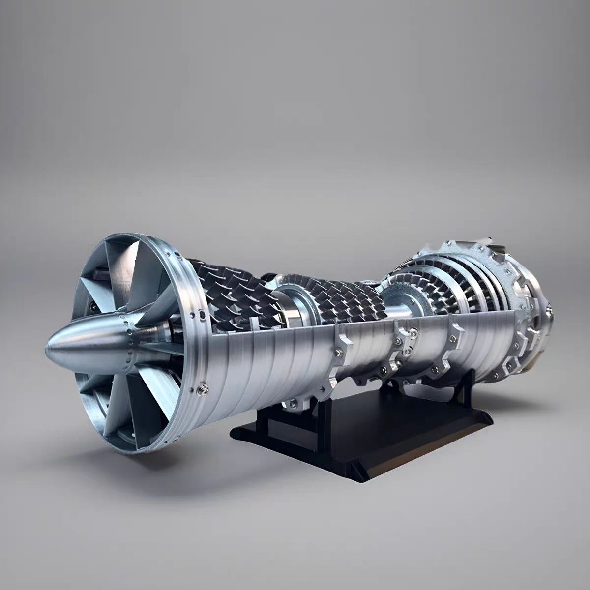 Electric Jet Engine Model – Realistic Turbine Simulation | DIY STEM Kit
