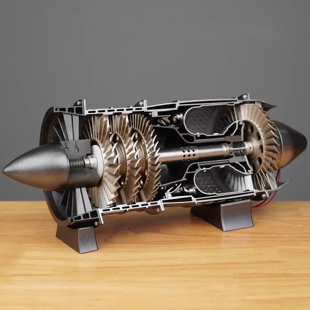 Electric Jet Engine Model – Realistic Turbine Simulation | DIY STEM Kit