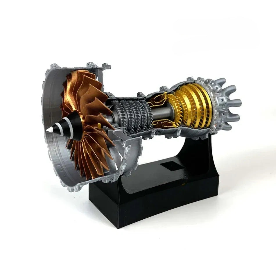 Electric Jet Engine Model – Realistic Turbine Simulation | DIY STEM Kit TR990