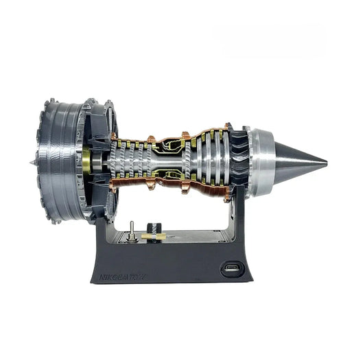Electric Jet Engine Model – Realistic Turbine Simulation | DIY STEM Kit t990