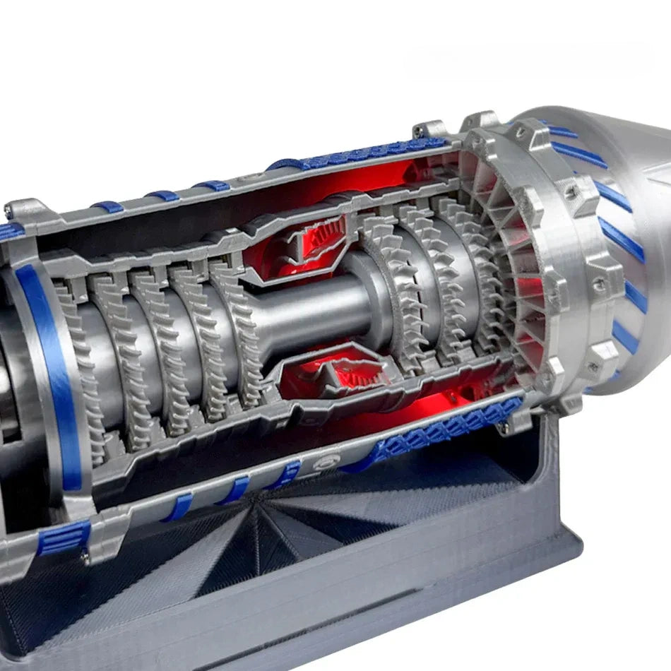 Electric Jet Engine Model – Realistic Turbine Simulation | DIY STEM Kit   j20  j35A