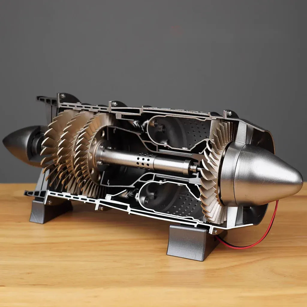 Electric Jet Engine Model – Realistic Turbine Simulation | DIY STEM Kit