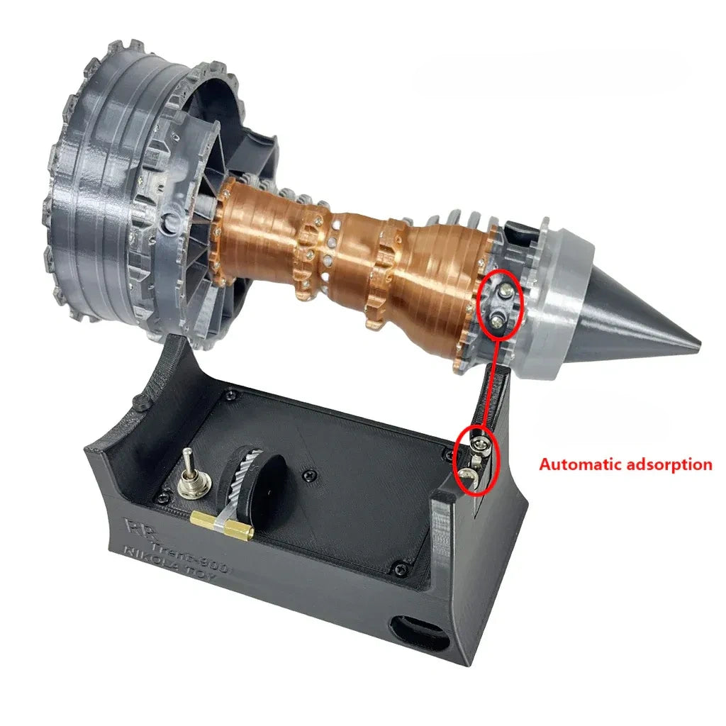 Electric Jet Engine Model – Realistic Turbine Simulation | DIY STEM Kit t990