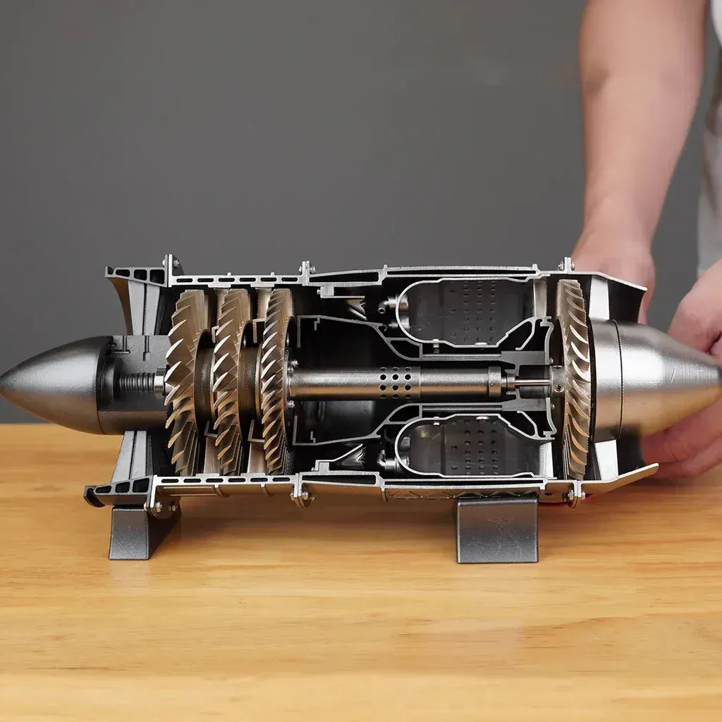 Electric Jet Engine Model – Realistic Turbine Simulation | DIY STEM Kit