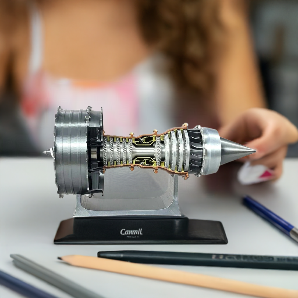 Electric Jet Engine Model – Realistic Turbine Simulation | DIY STEM Kit tr990