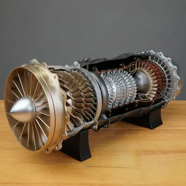 WS-15 Fighter Turbofan Engine Model DIY Assembly Kits 150+ PCS